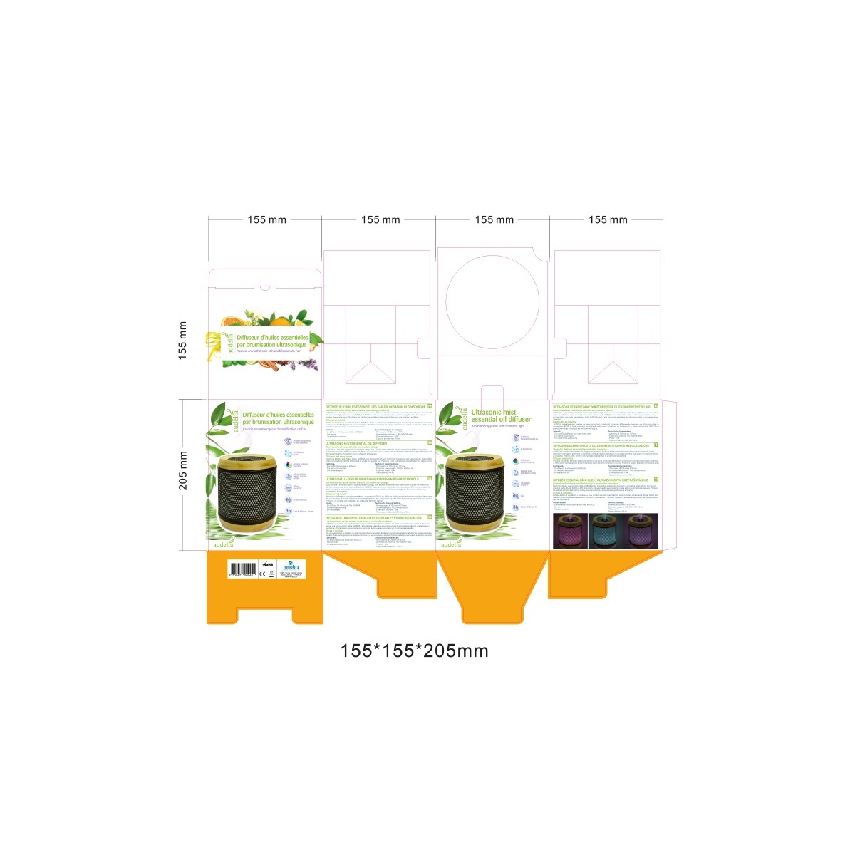 Ersatzverpackung für Audelia Diffusor