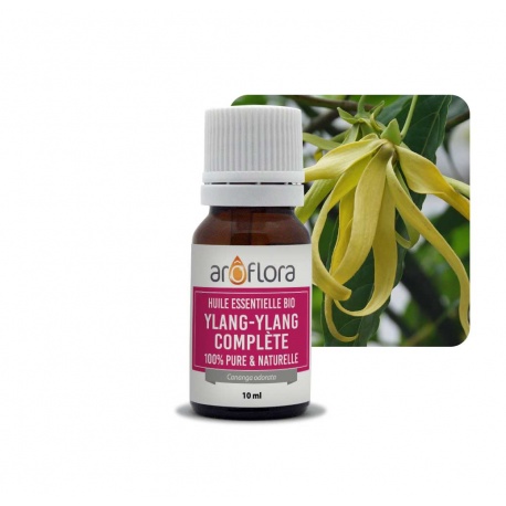 Huile essentielle BIO d'Ylang Ylang 100% pure et naturelle, 10ml