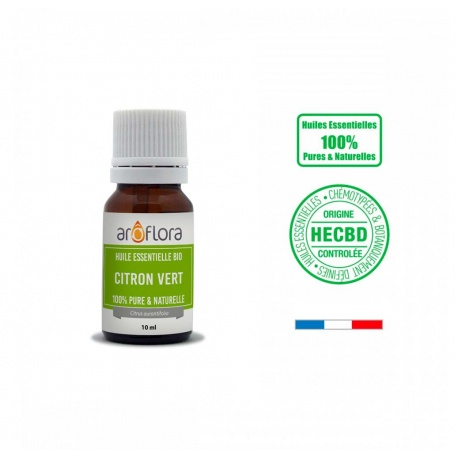 Huile essentielle BIO de Citron vert 100% pure et naturelle, 10ml