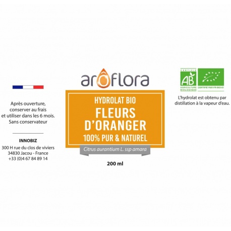 Fleurs d'oranger 200ml HA Maroc