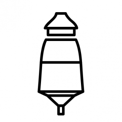 Vollständiges Glasgefäß